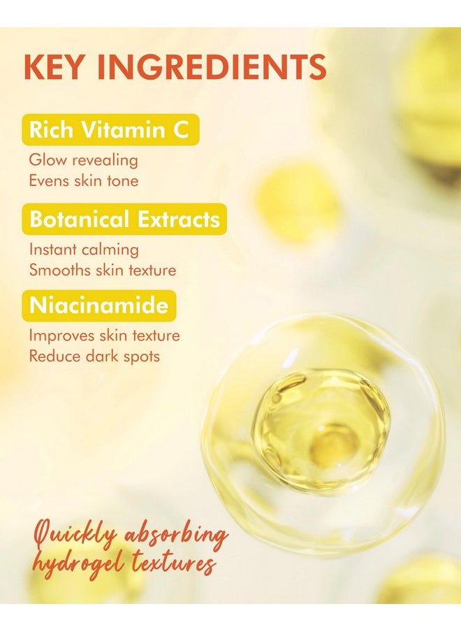 DERMAL - DERMAL Vitamin Hydrogel Melting Jelly Gel Mask 4ea - Korean Overnight Face Mask with Vitamin Complex - Anti Aging & Evens Skin for Radiant Skin - Korean Skincare - Image 1