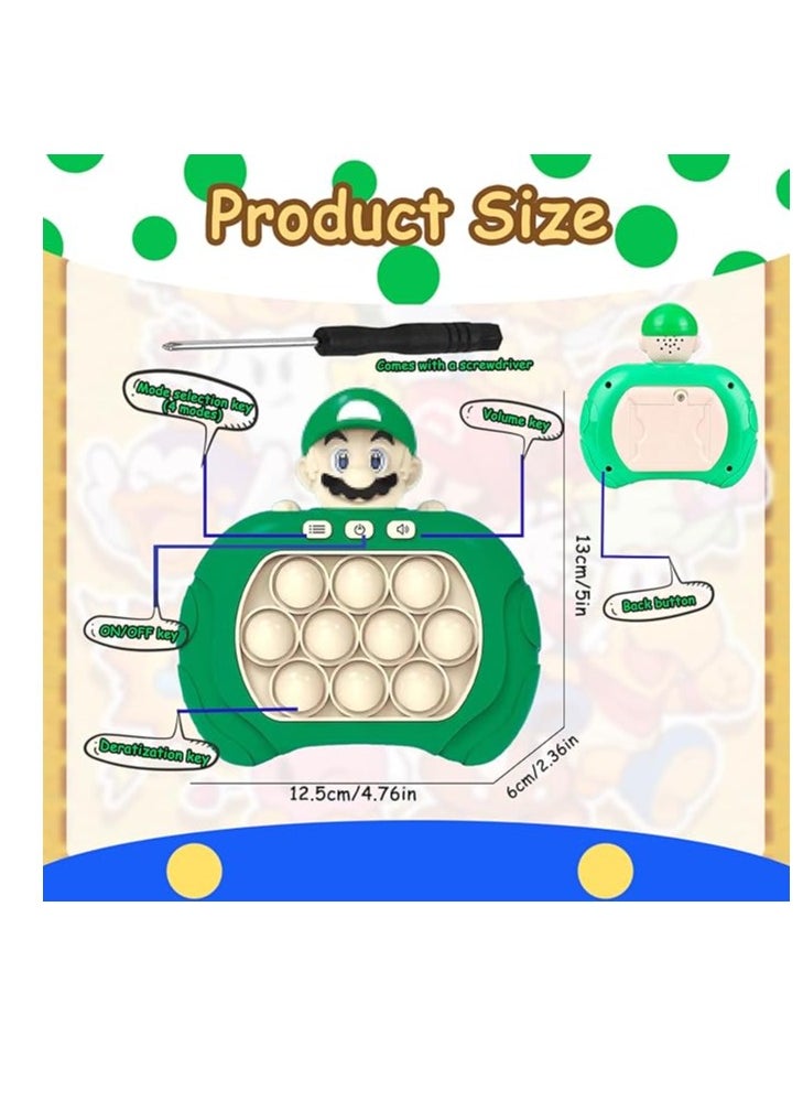 Pop It Electronic, Fast Push Bubble Game, Puzzle Pop Interactive Games, Electronic Pop It Toy, Quick Push Bubbles, Pop Push It Controller Games, For Kids And Adults (M1)