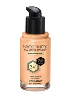 Facefinity All Day Flawless Foundation - W62 Warm Beige