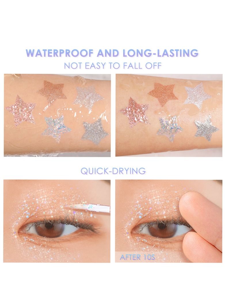 فوكالور ظل عيون سائل لامع رقم G02 روز جولد دايموندز - Image 3