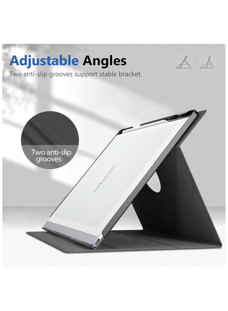 general Case Compatible with Remarkable Paper Pro 11.8 inch 2024 Multi Viewing Adjustable Folding Book Folio Cover with Built-in Pen Holder for Remarkable Paper Pro 11.8 - Image 2