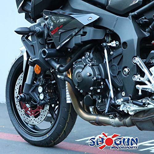 Shogun Motorsports Shogun USA Made Yam MT-10 MT10 SP 2018 2019 2020 2021 2022 2023 2024 2025 FZ10 FZ 10 2017 Black No Cut Frame Sliders Fits ABS & NON ABS Models - 750-6819 - Image 3