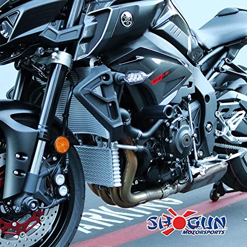 Shogun Motorsports Shogun USA Made Yam MT-10 MT10 SP 2018 2019 2020 2021 2022 2023 2024 2025 FZ10 FZ 10 2017 Black No Cut Frame Sliders Fits ABS & NON ABS Models - 750-6819 - Image 4