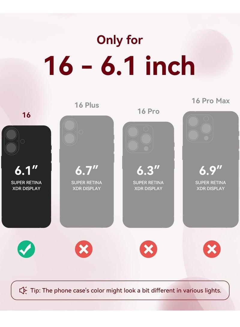 ELTRAZONE Silicone Case for iPhone 16 [Camera Protection], MagSafe Compatible, Anti-Scratch Microfiber Lining with 2 Screen Protectors - Red - Image 2