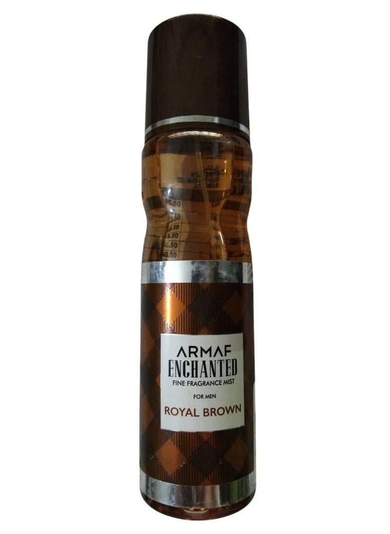 Armaf ARMAF ENCHANTED FINE FRAGRANCE MIST FOR MEN ROYAL BROWN 200ML 