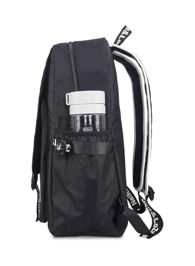 general Anime Luminous Backpack Oxford Black Large Capacity Schoolbag Laptop Backpack,Luffy,One_Size,Classic  - Image 4