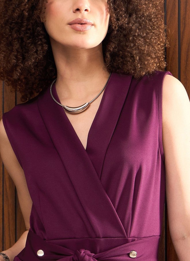 Purple Basic Jumpsuit for Women