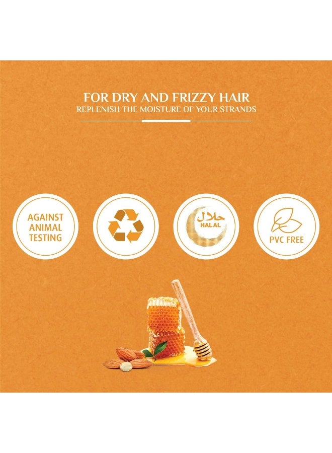 Vatika Moisture Treatment Shampoo, Almond & Honey with Nourishing Vatika Oil Shampoo- 2X400ml - Image 4