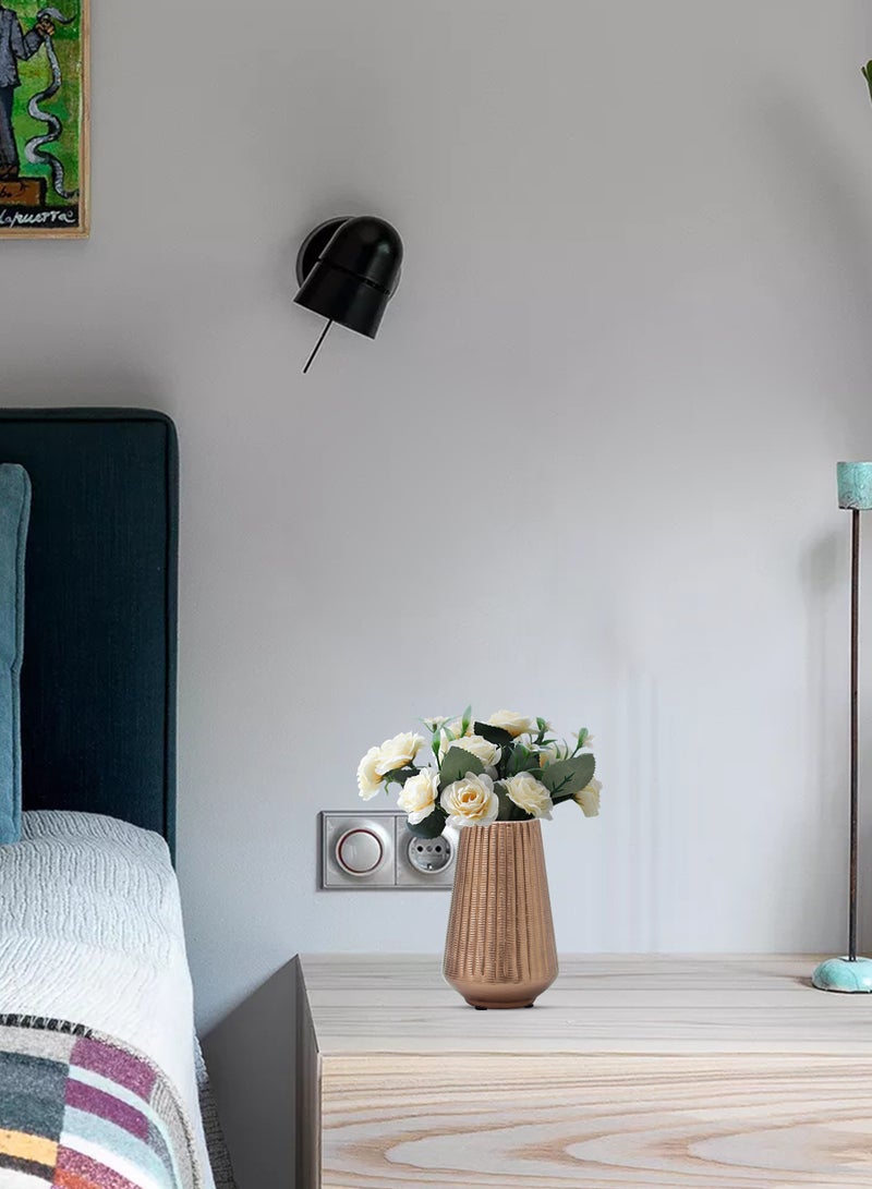 Shuer 8.5cm Creative Modern Simple Ceramic Vase Art Life Vase Living Room Bedroom Flower Arrangement Decoration Ornaments - Image 5