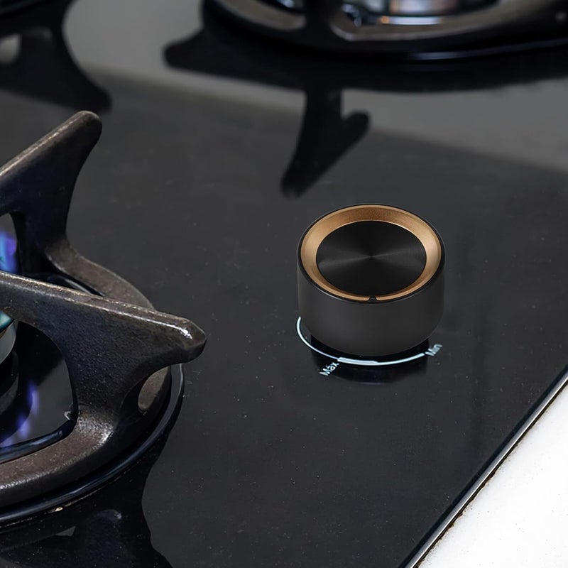 Gas Stove Switch Knobs Metal Replacement 1 Pair Cooker Stove Control Knobs for Gas Range Oven Sturdy for Home Kitchen Appliance - Image 5