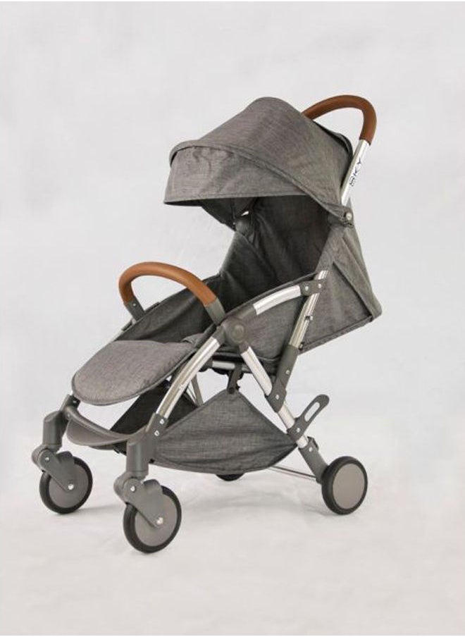 BabyDream babydream Foldable sky stroller-Grey  - Image 3