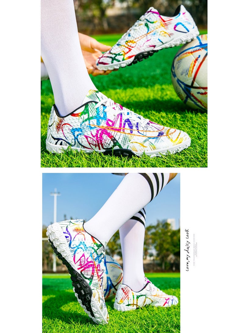 SKT Shiketro Men's soccer cleats for outdoor indoor professional youth boys soccer cleats unisex soccer cleats. - Image 5