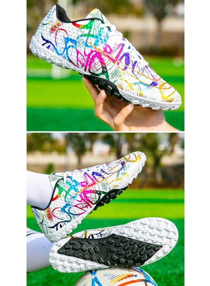 SKT Shiketro Men's soccer cleats for outdoor indoor professional youth boys soccer cleats unisex soccer cleats. - Image 2