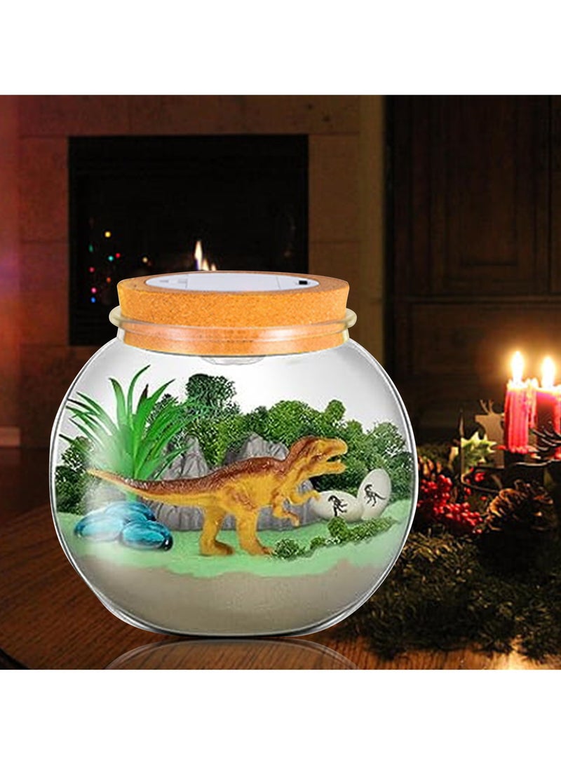 Dinosaur Gifts for Boys - Dinosaur Terrarium Kit for Kids - Birthday Gift for Boys Ages 4 5 6 7 8-12 Year Old - DIY Dinosaur Toys for Boys - Arts and Crafts Kit for Kids - Image 3
