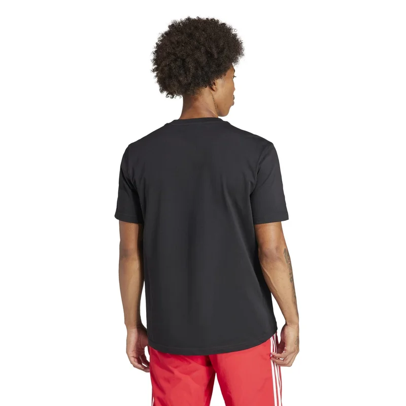 Adidas Originals black Adicolor Trefoil T-Shirt for Men | Best Price UAE