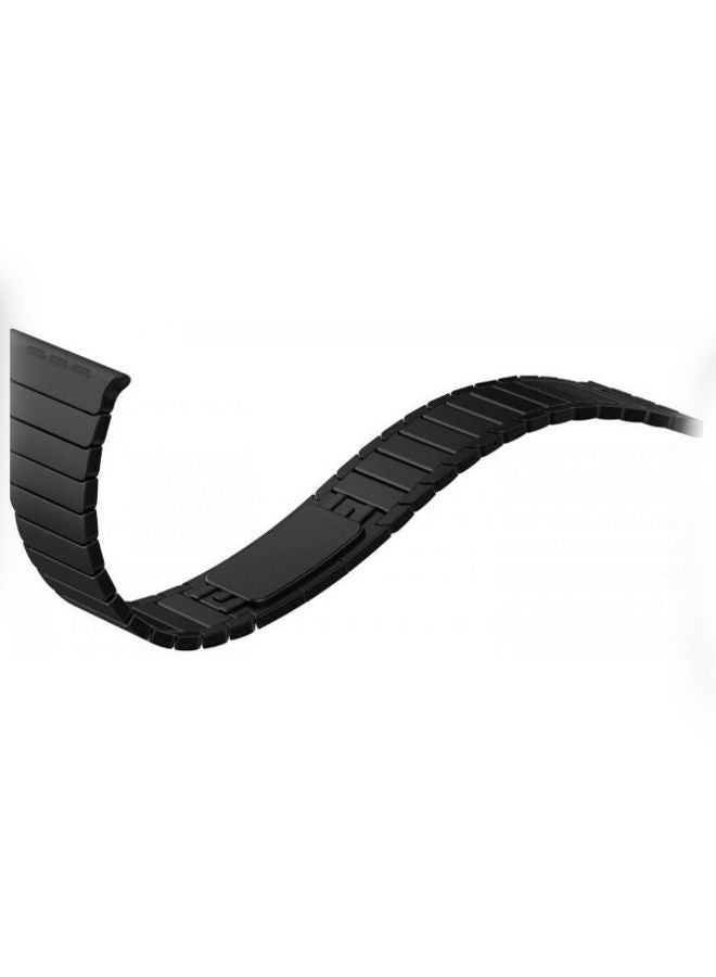NIBEMINENT Smartwatch Band For Apple Watch 38 mm Black  - Image 2