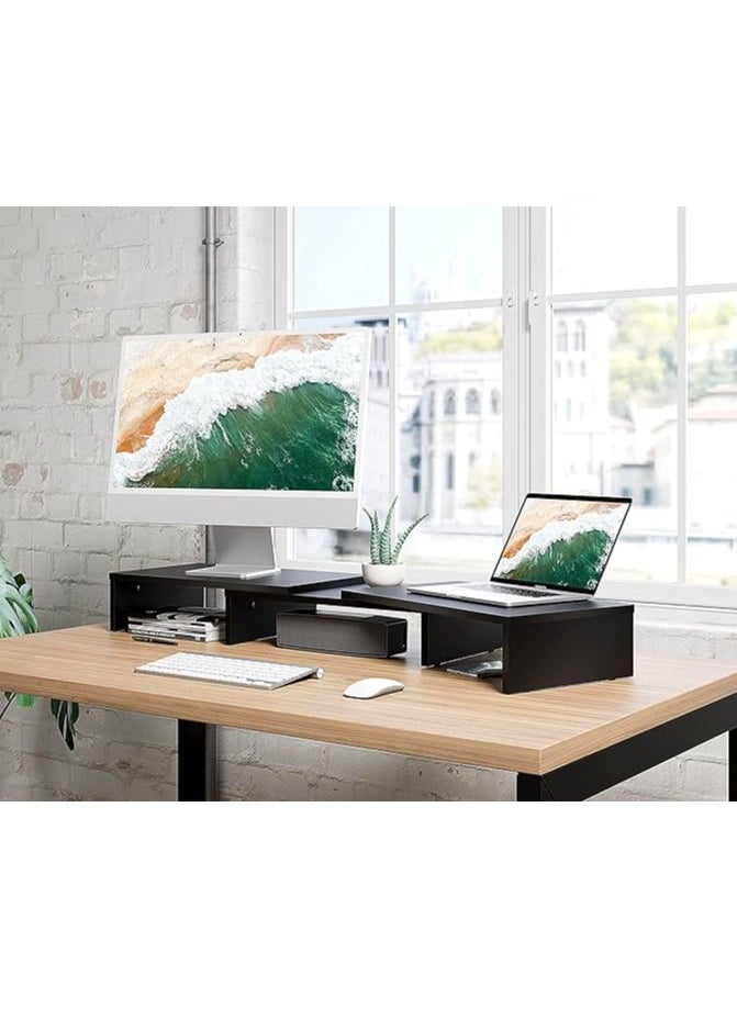 Modern Homes Stylish and modern monitor stand, the perfect desk for your productivity.  - Image 3