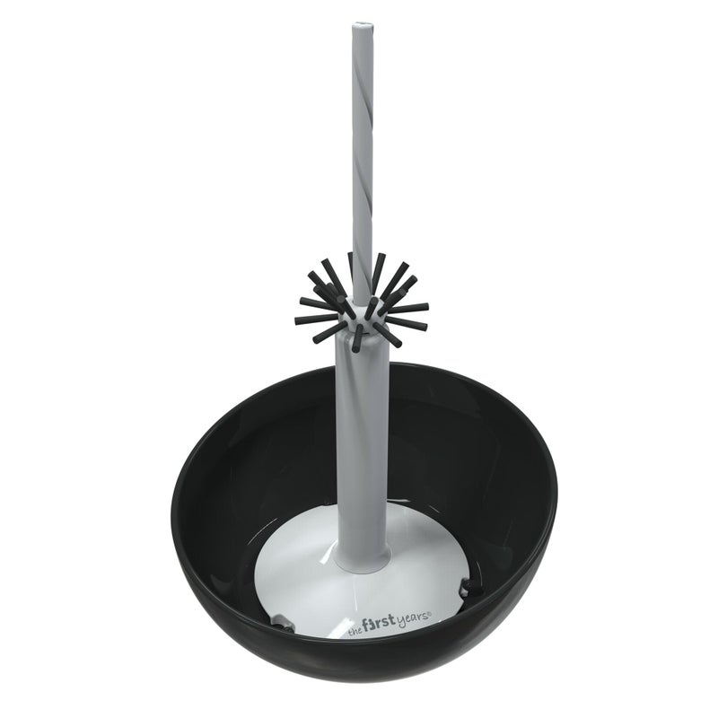 The First Years Suds Baby Bottle Washer Includes Builtin Bottle Brush for Dishwashing Black - Image 2