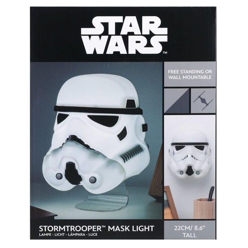 Paladone Star Wars Stormtrooper Mask Light Officially Licensed Disney Star Wars Merchandise Novelty Light USB Battery Powered Desk Lamp Wall Mountable Light Movie Gift - Image 2