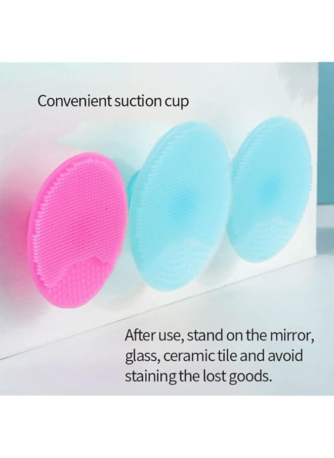erorex - Baby Bath Brush 2 Pack Baby Silicone Bath Brush，Baby Cradle Cap Brush The Skinsoother Baby - Image 1