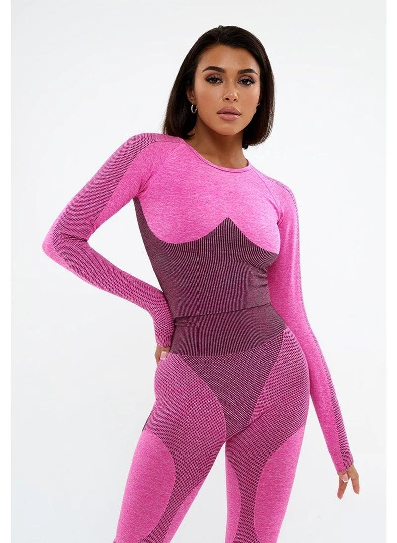 Bona Fide Bona Fide Compression Shirt for Women – Long Sleeve Workout Crop Top for Gym, Running & Fitness