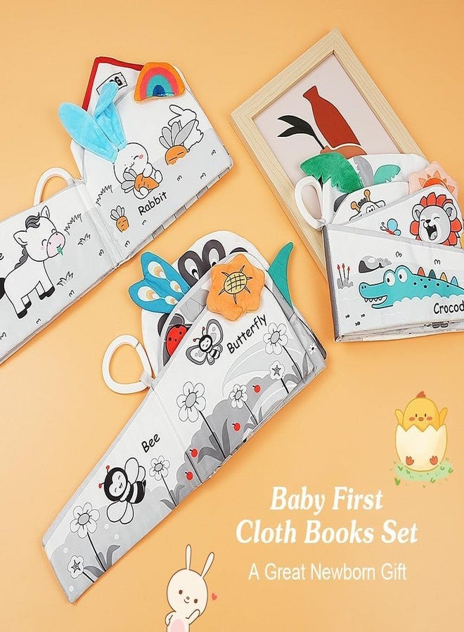 KolorFish Baby Books 0-18 Months, Sensory Soft Books for Babies Touch and Feel, Baby Crinkle Books, Activity Book Infants for Boy Girl Gifts (Hen) - Image 3