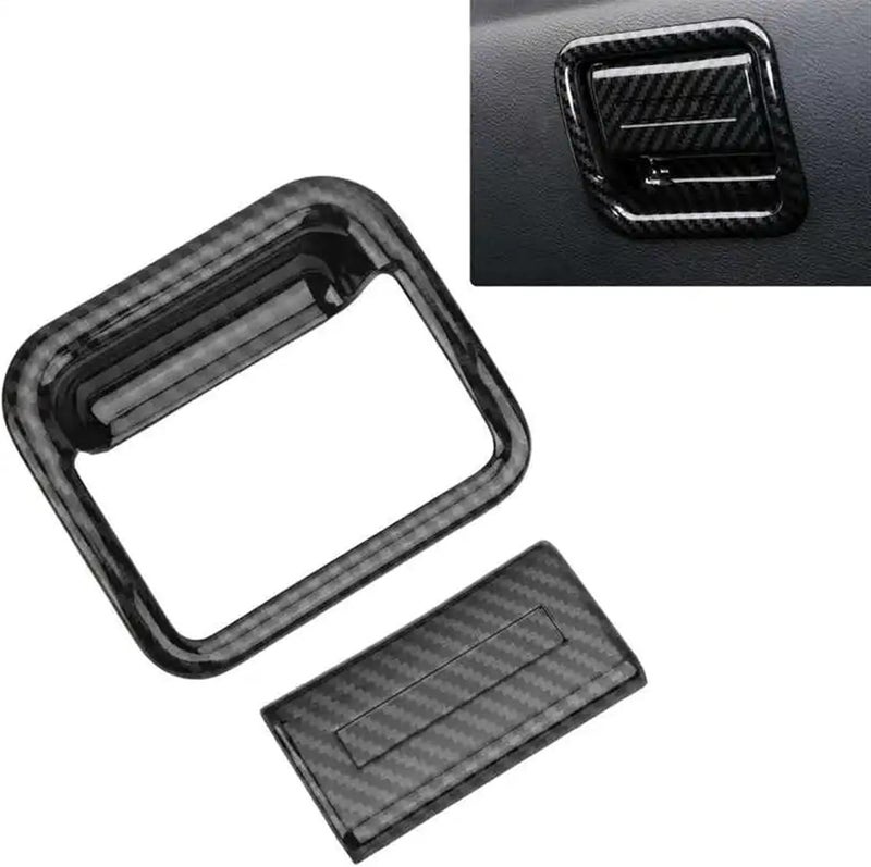 Wivplex Carbon Fiber Glovebox Handle Cover for Nissan Navara NP300 - Image 4