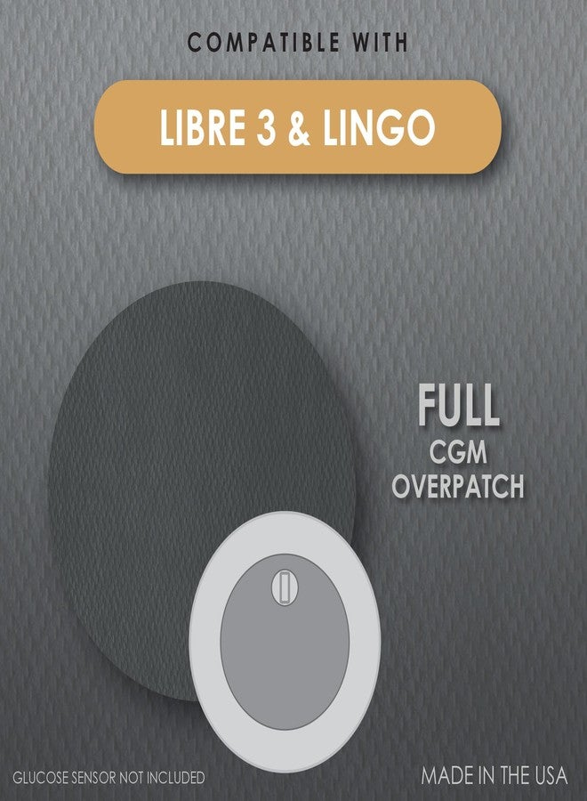 CoverGuard CGM Overpatch | Freestyle Libre 3 | Black Full Coverage Design| 25-Count | Waterproof Adhesive | Anti-Fray | Easy Application & Removal | Made in USA | Sensor Protection - Image 2