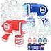 EagleStone 2 Bubble Guns Machine for Kids8 Hole Light Up Bubble Maker with 4 Refill Solution and 10 Bubble Concentrate for ToddlersParty Favors Birthday Fun Gifts for Girl Boy Outdoor Toy - Image 3