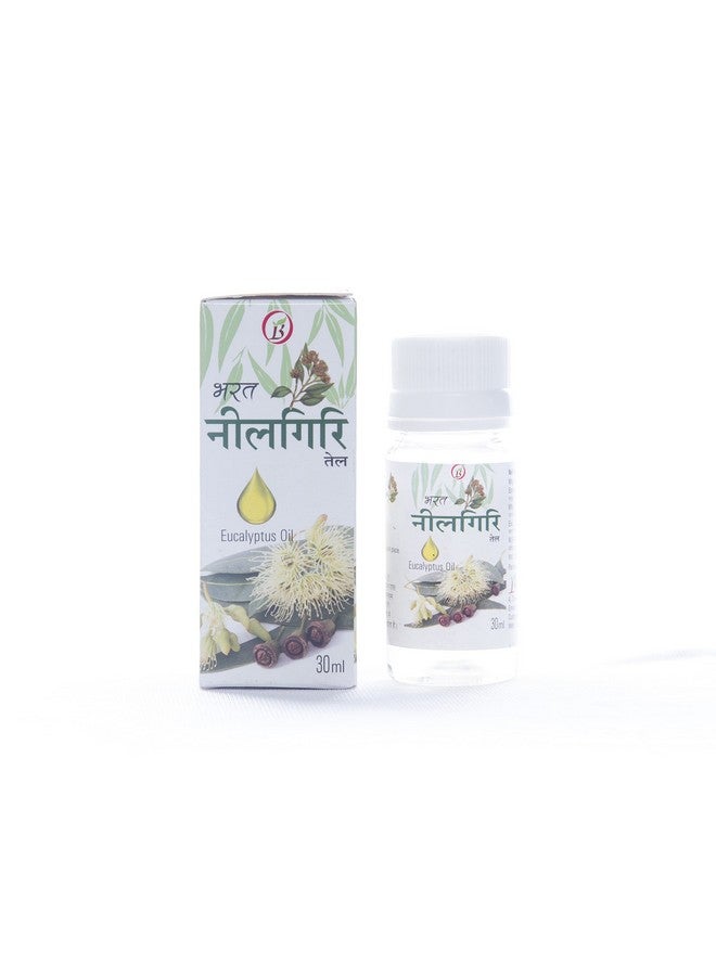 Bharat زيت الأوكالبتوس 100% طبيعي ونقي من بهارات أيورفيدا 30 مل عبوة من اثنين (30 مل لكل عبوة) زيت الأوكالبتوس - Image 2