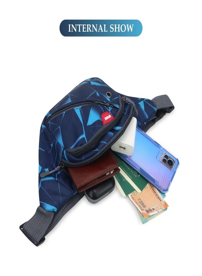 NFI essentials Waist Chest Bag for Men Women Belt Sling Pouch Crossbody Unisex Crossover Fanny Pack One Side Travel Hiking Zip Bag Multipurpose Adjustable Strap Shoulder Running Money Phone Bag - Image 5
