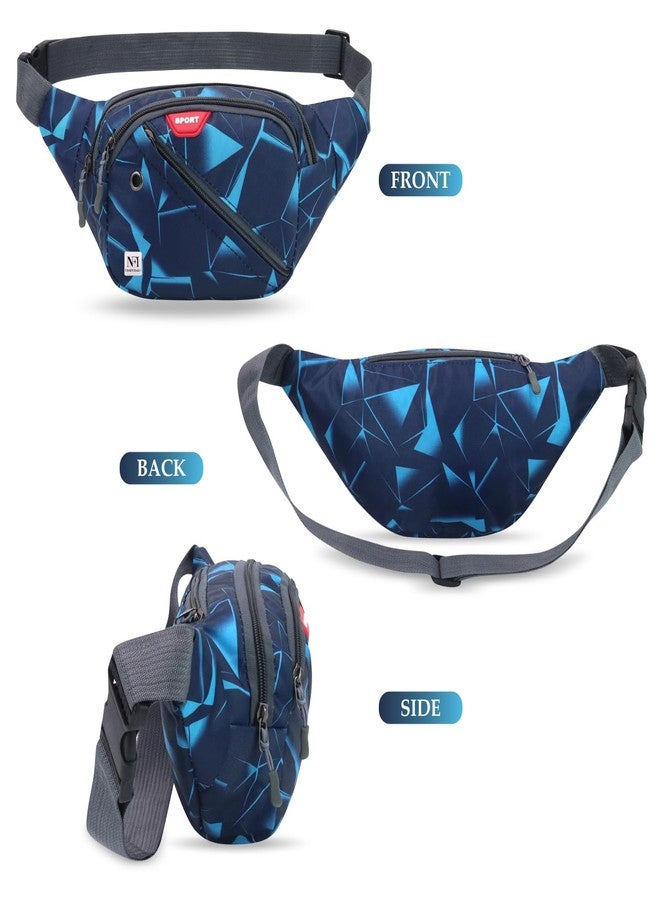 NFI essentials Waist Chest Bag for Men Women Belt Sling Pouch Crossbody Unisex Crossover Fanny Pack One Side Travel Hiking Zip Bag Multipurpose Adjustable Strap Shoulder Running Money Phone Bag - Image 2