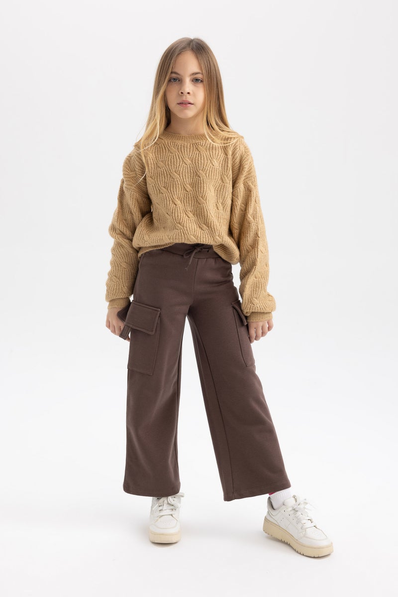 DeFacto Girl Wide Leg Cotton Sweatpants - Image 4