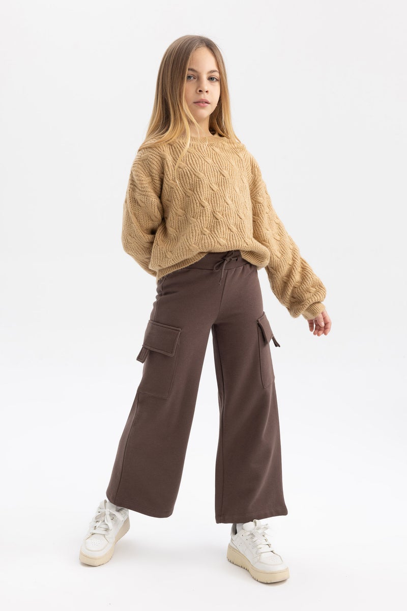 DeFacto Girl Wide Leg Cotton Sweatpants - Image 3