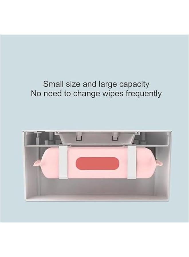 Portable Wipes Warmer with Night Light, Temperature Control, Moisturizing and Heat Preservation, USB Powered, Multifunctional Wipes Holder Dispenser for Baby, Wet Wipes, Tissues - Image 3