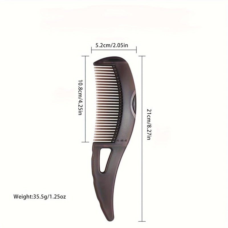 Dandruff Comb Energy Massage Comb Scalp Brush for Dandruff Removal Lice Remover Products Hair Dressing Comb Plastic Brown Unisex104 D - Image 3