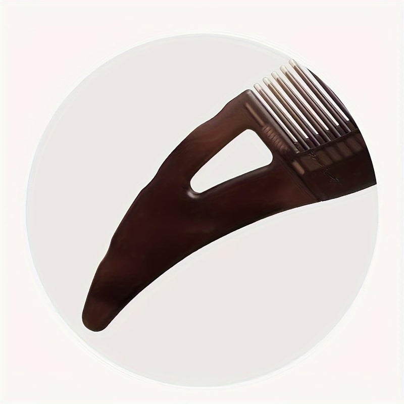 Dandruff Comb Energy Massage Comb Scalp Brush for Dandruff Removal Lice Remover Products Hair Dressing Comb Plastic Brown Unisex104 D - Image 2