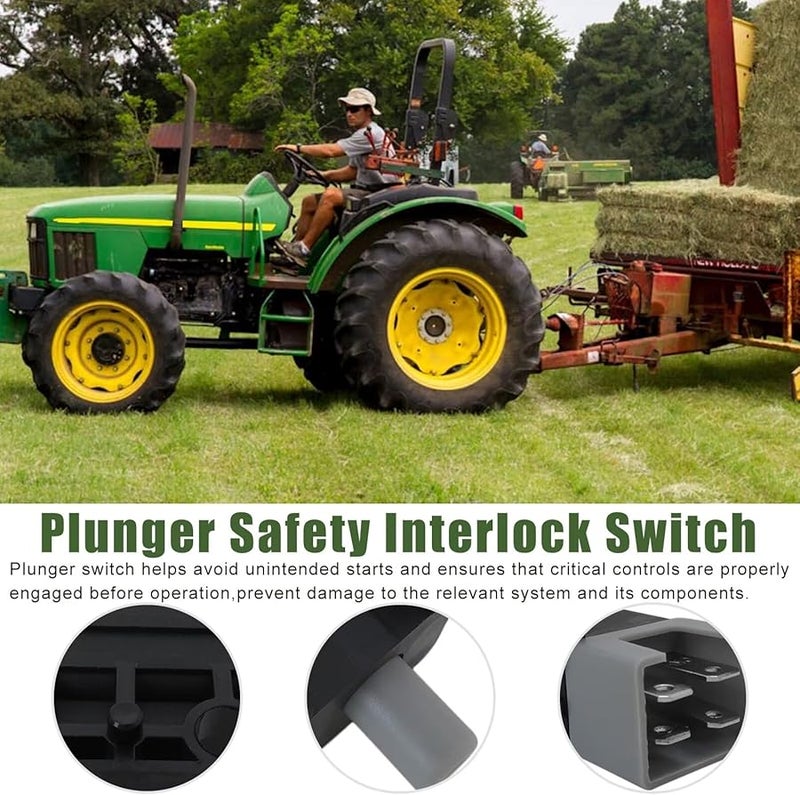 Plunger Safety Interlock Switch for MTD Cub Cadet John Deere Craftsman Lawn Mower Tractor - Image 3