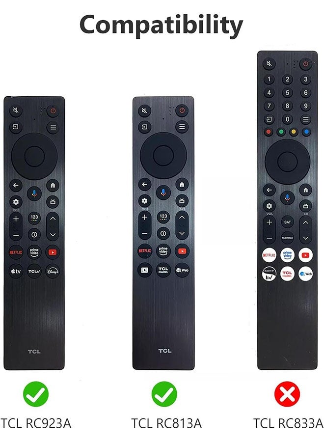 Realfrog Silicone Case For TCL RC923A FMB1, Remote Protective Control Protective Case, Shockproof, Dropproof Lightweight and Non-slip, Remote Case For RC813A FMB1 2025 QM6K QM7K - Image 5