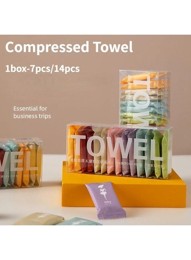 Generic Non-Woven Fabric Thickened Compressed Towel Quick Drying Disposable Makeup Towel Water Wet Wipes Women Makeup Remover  - Image 3