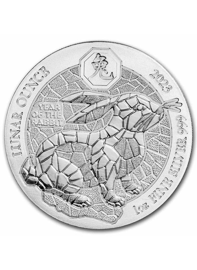 ABConcept - Rwanda Lunar Rabbit Silver 1 oz - Image 1