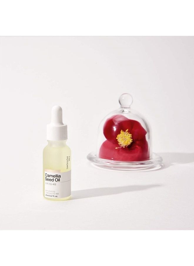 THE POTIONS - Camellia Japonica Seed Oil Serum for Face l 100% Camellia Seed Oil l Korean Skincare, Cruelty-free, Hypoallergenic - 20ml - Image 1