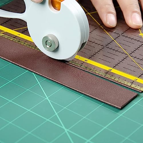 Ecraft Self Healing Sewing Mat - 9" x 12" Double Sided 5-Ply Cutting Mat for Craft, Sewing, Fabric,Quilting,Scrapbooking Project - Rotary Board Mats in Green/Black - Image 5
