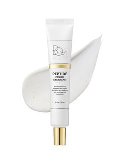 bom bom COSMETICS Peptide Power Eye Cream 1.05 Fl Oz, Penta-Peptide and 99% Pure Gold Lightweight Eye Cream for Skin Collagen Boost to Reduces Fine Lines, Wrinkles, Enhances Elasticity, Korean Skin Care  - Image 1