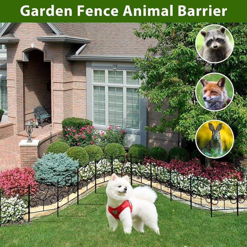 HASTHIP ® Metal Garden Fence Outdoor - Image 2