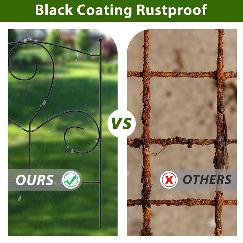 HASTHIP ® Metal Garden Fence Outdoor - Image 5