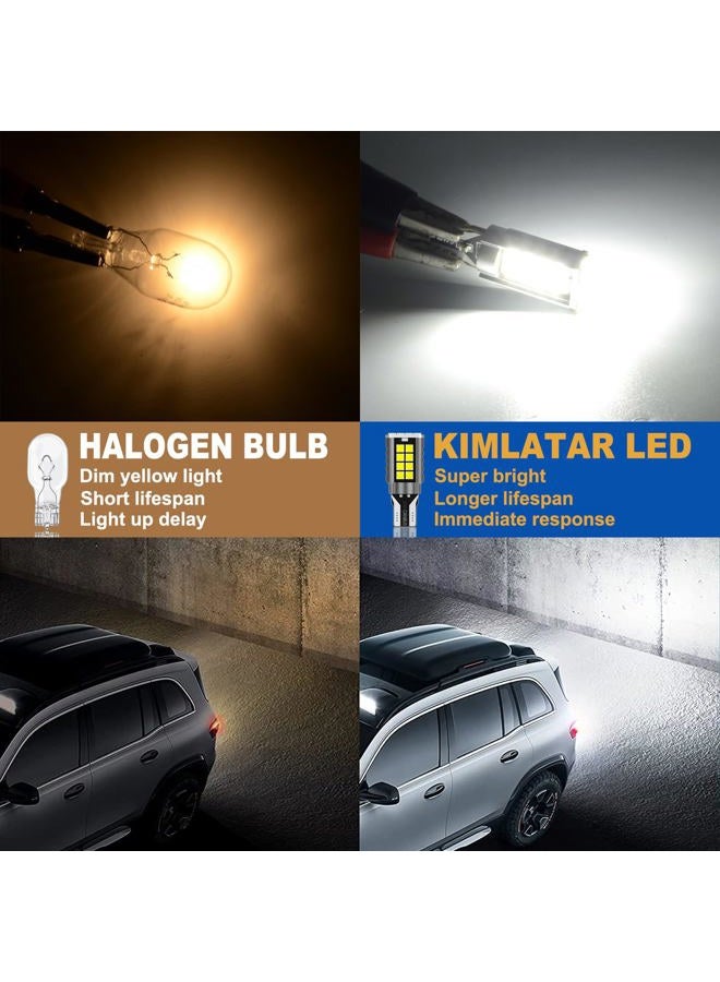 KIMLATAR 921 LED Bulbs 912 T15 Back Up Reverse Lights, 2600Lumens 6000K Xenon White W16W 906 904 902 Super Bright 921 LED Bulb Direct Reverse Replacement Lamps（Pack of 2） - Image 4
