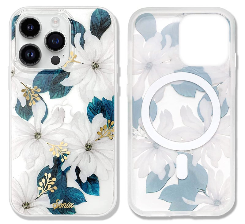 Sonix Compatible with MagSafe iPhone 14 Pro Max Case Floral 10ft Drop Tested Delilah Flower - Image 2