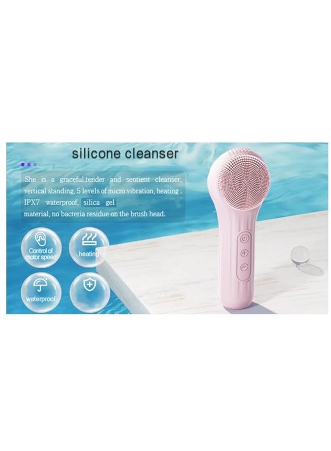 general Electric Brush Pore Cleaner Waterproof Heated Silicone Belt Magnetic Charger Cleaning Device - Image 5