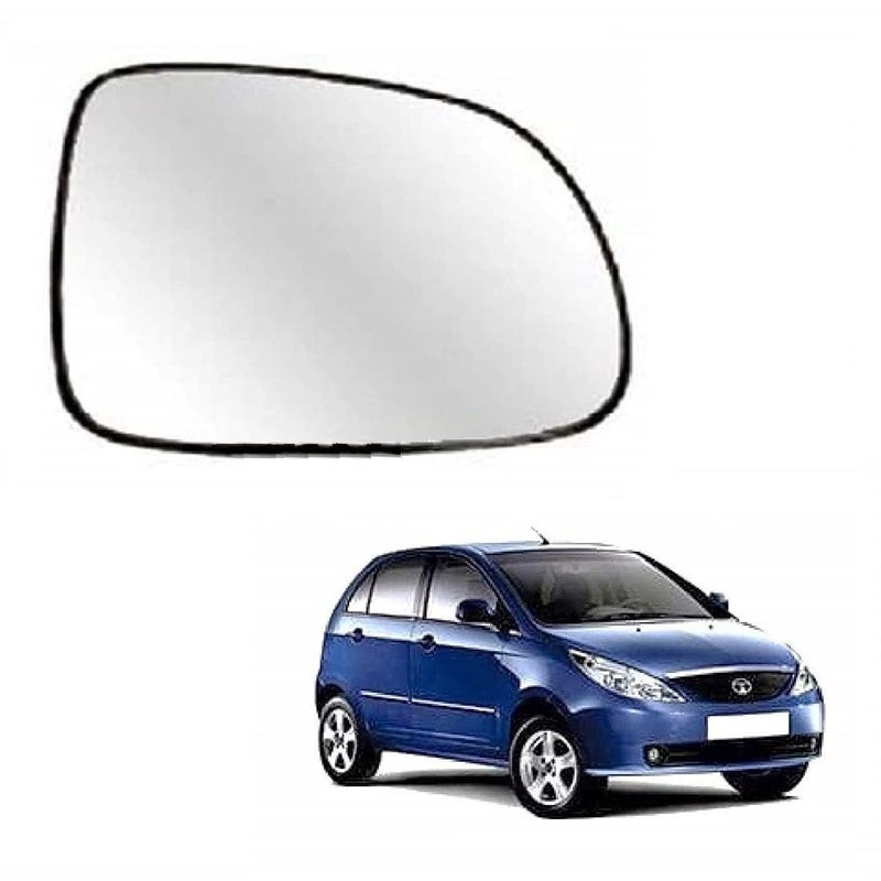 STYCARO ORVM Side View Mirror Glass/Sub Mirror Plate compatible with Tata Indica Vista 2008-2015 Model (RIGHT DRIVER SIDE) - Image 1